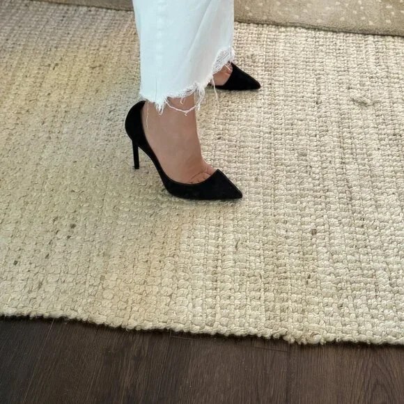 Saint Laurent Anja 105mm D'Orsay Heel Size 38 Suede - Picture 11 of 13